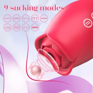 Sex Toys Vibrator Adult Toy - Rose Sex Toy Adult Toys With 9 Sucking & 9 Vibrating Modes For Women Sex Toys, G Spot Vibrators Ro