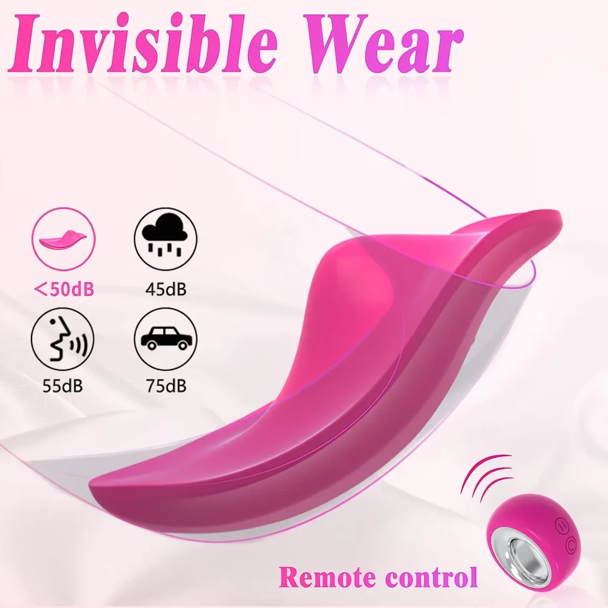 Wearable Panty Vibrators Adult Sex Toys for Women Remote Control Clit Mini Vibrator with 12 Vibrating Panties Dildos for Couples