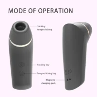 Clitoral sucking and licking double stimulation clitoral tongue stimulator G-spot vibrator adult sex toy for women sexy toy 18+