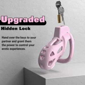 Male Penis Cock Cage Chastity Device with Lock 3 Rings Breathable Resin Anti Cheating BDSM Sex Toy for Men Erotic Urethral Lock