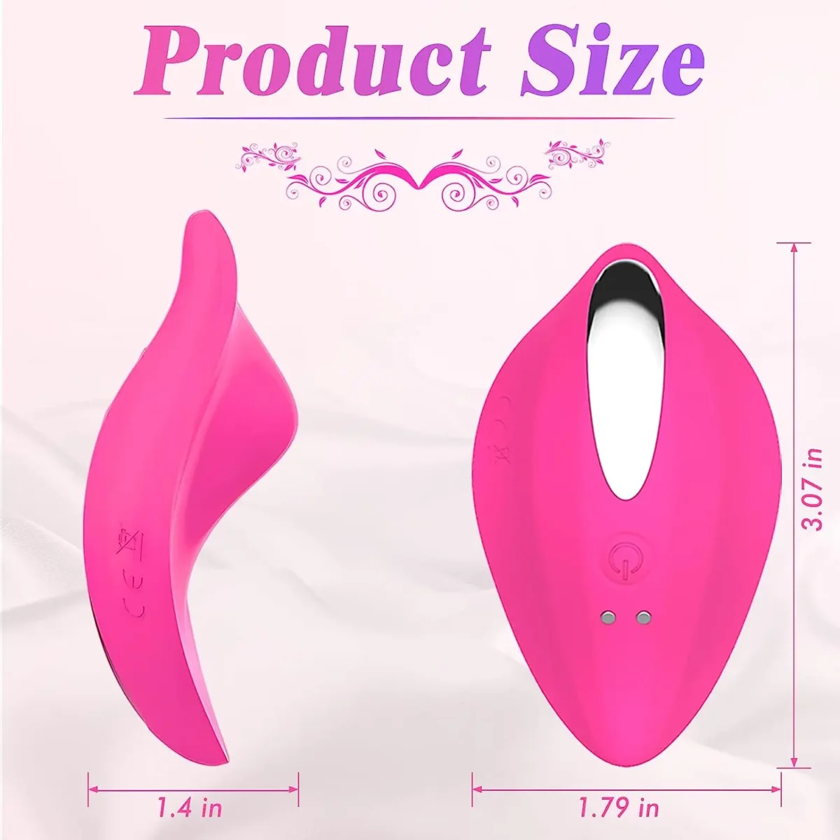 Wearable Panty Vibrators Adult Sex Toys for Women Remote Control Clit Mini Vibrator with 12 Vibrating Panties Dildos for Couples