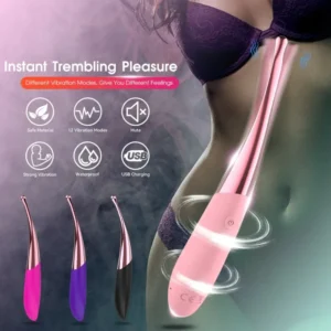 Powerful 3 In 1 High Frequency G Spot Vibrators for Women Nipple Clitoris Stimulator Vagina Massager Sex Toys for Women 18+