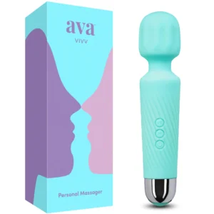 Ava Vibrator Wand Personal Massager [Clit Stimulator Vibrator ] Sex Toys for Women | 20 Patterns & 8 Speeds of Pleasure | Q