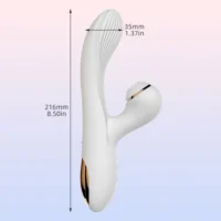 Hot Selling 2 In 1 Sucker Dildo Vibrators Sex Toys For Women Clitoral Vacuum Stimulator G Spot Sucking Vibrator Adult Product