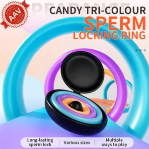 Upgraded small 3-piece penis ring sex toy for gay men with delayed ejaculation, masturbation vibrator, and other sexual products