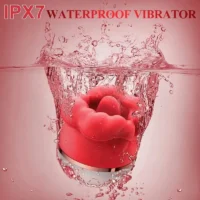 Rose Red Lips Vibrator Vagina Tongue Licker Clitoral Stimulator g-spot Massager Female Masturbator Adult Erotic Products