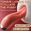 Realistic Tongue Vibrators G Spot Clitoral Stimulator with 10 Vibration Modes Masturbator Vibrators for Women & Couples Sex Toys