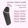 Clitoral sucking and licking double stimulation clitoral tongue stimulator G-spot vibrator adult sex toy for women sexy toy 18+