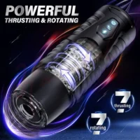 Hannibal Automatic Male Masturbator 7 Thrusting Rotating Modes Mastubator Cup Electric Pocket Pussy For Penis Sex Toy For Men