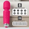 20 Speeds Adult Toy Vibrator Magic Wand Female G-spot Massager Adult Female Multi functional Use Sex Toys Adult Erotica Products