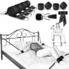 BDSM Restraints Bondage For Sex Toys Women Bed Bondage Straps Blindfold Feather Kit Adult Couples SM Game Sex Restraints Gear